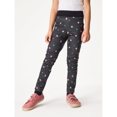 Dětské softshellové kalhoty s fleecem pružné Sporty, Květiny – Hledejceny.cz