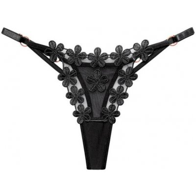 Amparo Miranda® Erotické kalhotky Flower B231 Černá – Zboží Mobilmania