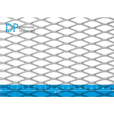 Tahokov ocelový - kosočtverec 43x13x2,5 mm (tl.2 x 1000 x 2000 mm), 2x1000x2000 mm – Hledejceny.cz