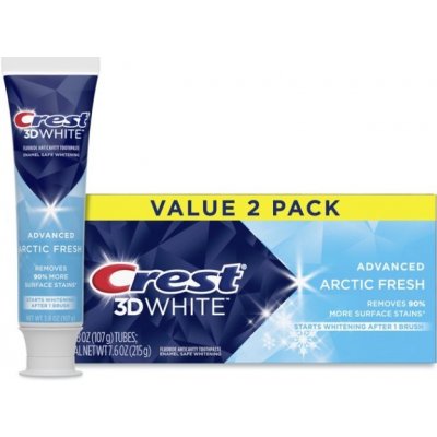 Procter & Gamble Crest 3D White ADVANCED ARCTIC FRESH 2 x 93 g – Hledejceny.cz