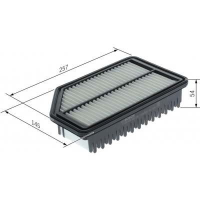 Vzduchový filtr BOSCH F 026 400 350 (F026400350) – Hledejceny.cz