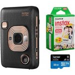 Fujifilm instax Liplay Elegant black bundle soft 70100144617 – Zboží Živě