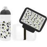 Zdravá lahev Set 0,7 l a Zdravá sváča Pixel head – Zboží Dáma
