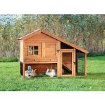 Trixie Natura králíkárna s výběhem hnědá 151 x 107 x 80 cm – Zboží Dáma