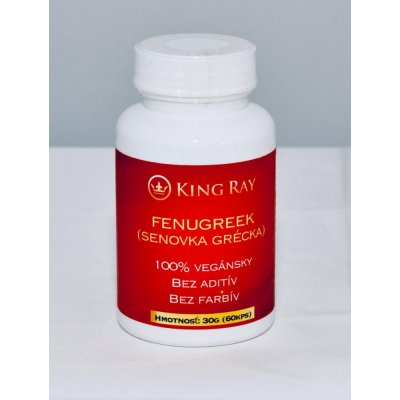 Kingray FENUGREEK pískavice řecké seno 60 kapslí – Hledejceny.cz