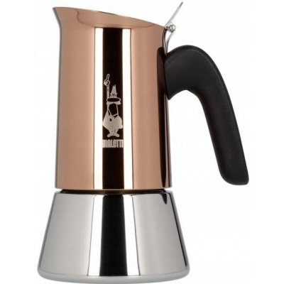 Bialetti Nerezová moka konvička New Venus 4 šálky espresso měděná indukce 170 ml – Zbozi.Blesk.cz