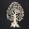 Dekorace Amadea dřevěný strom se sovami přírodní závěsná dekorace výška 28 cm