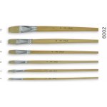 Štětec z přírodní štětiny Bristle plochý č.8 – Zboží Dáma