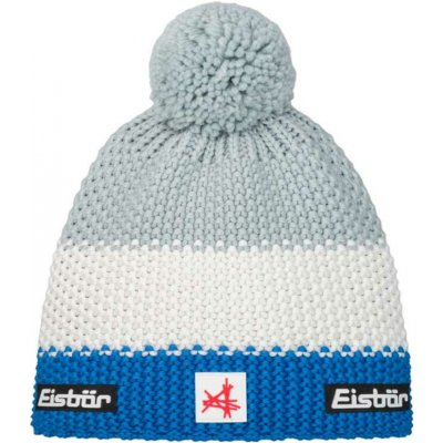 Eisbär čepice Star Pompon SA modrá/bílá/světle šedá – Hledejceny.cz