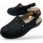 Koka Dámské černé sandály s otevřenou patou Černá – Hledejceny.cz