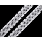 Prima-obchod Bavlněná krajka / vsadka paličkovaná šíře 34 mm, barva 1 bílá – Hledejceny.cz