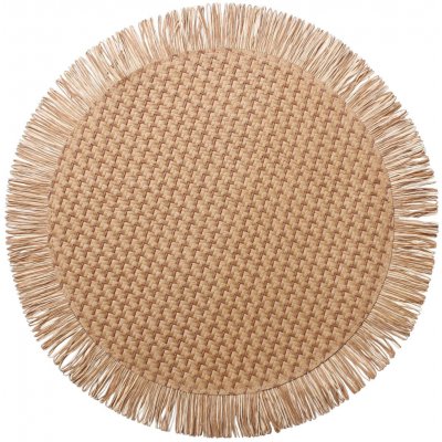 Mybesthome Prostírání kulaté PASO béžová Ø 38cm – Zboží Dáma