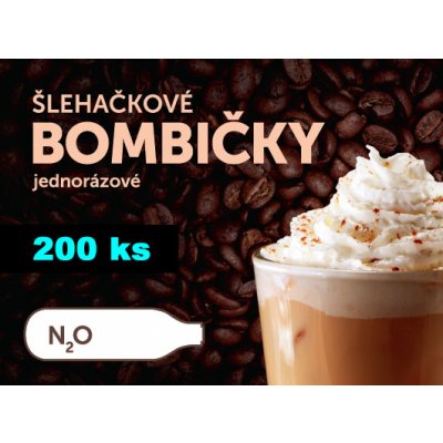 SIFOS Šlehačkové bombičky 7,5 g N2O jednorázové 200 ks – Sleviste.cz
