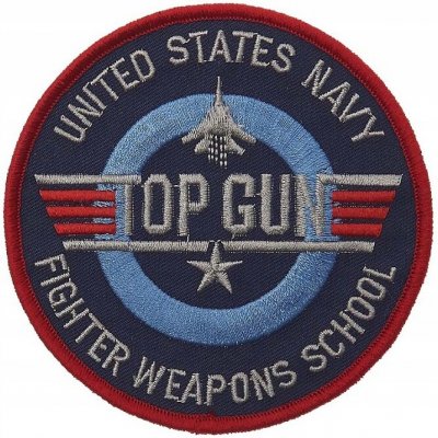 Nášivka textilní 101 Inc Top Gun Fighter Weapons School - barevná – Hledejceny.cz