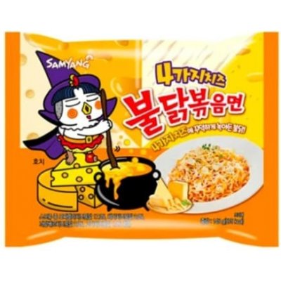 Samyang Buldak Quattro Cheese pálivé kuřecí nudle 140 g – Zbozi.Blesk.cz