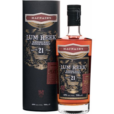 MacNairs 21y Lum Reek Peated 48% 0,7 l (tuba) – Hledejceny.cz