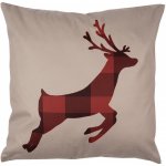 Clayre & Eef Béžový s jelenem Deer 45 x 45 cm – Zboží Dáma