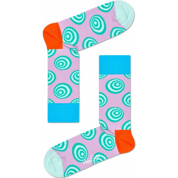 Happy Socks ponožky s barevným vzorem Crazy Dot Růžové od 139 Kč -  Heureka.cz