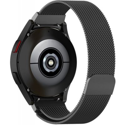 Mobilly řemínek pro Samsung Galaxy Watch 4, 5, 5 Pro, 20 mm, kovový, černý 744 DSG-01-00S – Zbozi.Blesk.cz