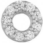 Franco Bene Kruhová piercingová náušnice stříbrná 647 – Zboží Dáma