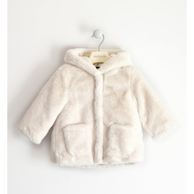 Sarabanda kabát kožešinový dívka krémově bílá – Zboží Dáma
