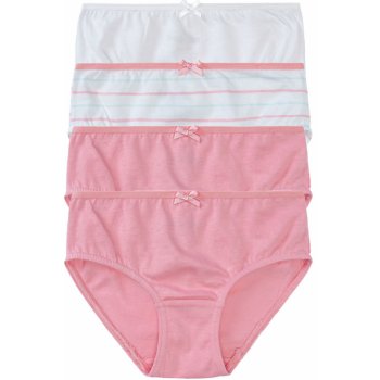 Lupilu dívčí kalhotky 4 kusy růžová / bílá / modrá