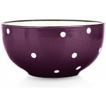 Toro Keramická miska fialová s puntíky 490 ml – Zboží Dáma