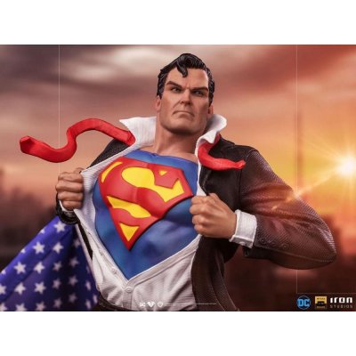 Iron Studios Superman DC Comics Deluxe Art Scale Clark Kent 29 cm – Zboží Mobilmania