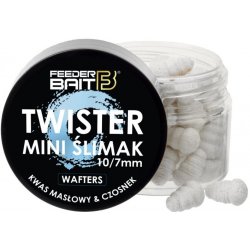 FeederBait Twister Mini Šlimak Wafters 25ml 11x8 mm Česnek Butyric Acid