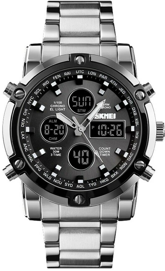 Skmei 1389 SILVER/BLACK