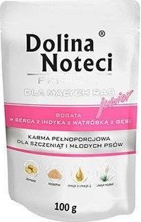 Dolina Noteci Premium Mini Junior s krůtím srdcem a husími játry 100 g