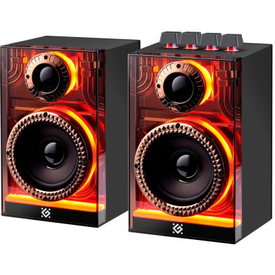 Defender reproduktory FUTURO 2.0 20W černé AUX Bluetooth podsvícené – Hledejceny.cz