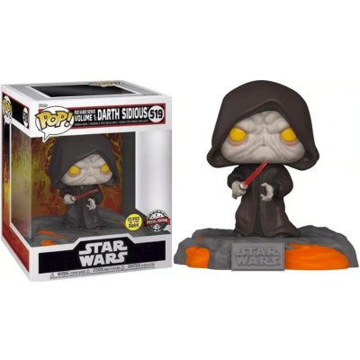 Funko Pop! 519 Star Wars Red Saber Series Volume 1 Darth Sidious Glows in the Dark