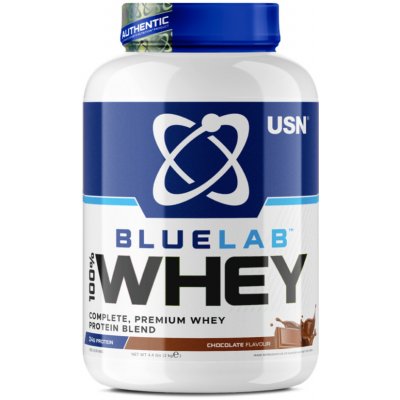 USN BlueLab 100% Whey Premium Protein 908g karamelový popcorn