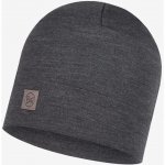 Buff Merino Heavyweight Beanie solid grey šedá – Hledejceny.cz