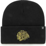47 Brand Pánská Chicago Blackhawks NHL Haymaker Metallic '47 CUFF KNIT Black – Hledejceny.cz