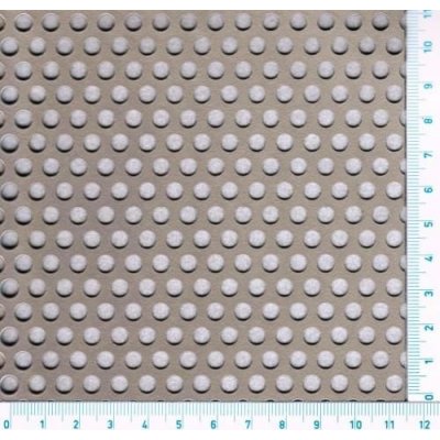 Děrovaný plech nerezový Rv 5-8, formát 1,0 x 1000 x 2000 mm – Zboží Mobilmania