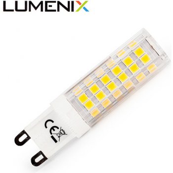 Lumenix LED žárovka 6.8W Teplá bílá 72 SMD 2835 230V G9