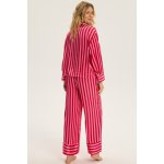 Esotiq dámské pyžamo Cress satén Růžová – Zboží Dáma