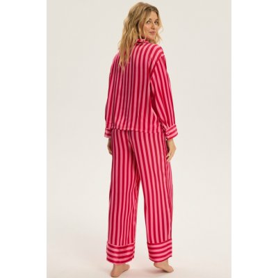 Esotiq dámské pyžamo Cress satén Růžová – Zboží Dáma