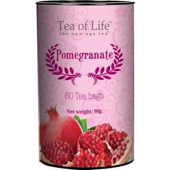 Tea of Life černý čaj granátové jablko sáčkový 60 ks