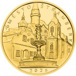 Česká mincovna zlatá mince Štramberk 5000 Kč 2025 PROOF 1/2 oz – Zboží Dáma