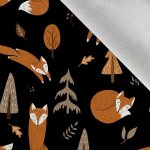 Takoy Zimní softshell podzimní lišky černé – Zboží Dáma