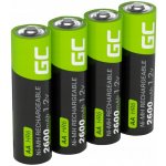 Green Cell AA 2600mAh 4ks GR01 – Zboží Živě