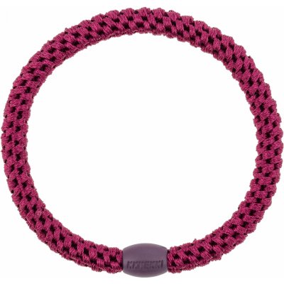 KKNEKKI Gumička do vlasů Kknekki Slim Mulberry, červená barva, textil – Zboží Dáma