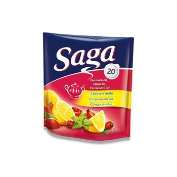 Saga čaj citrusy máta 20 x 2 g