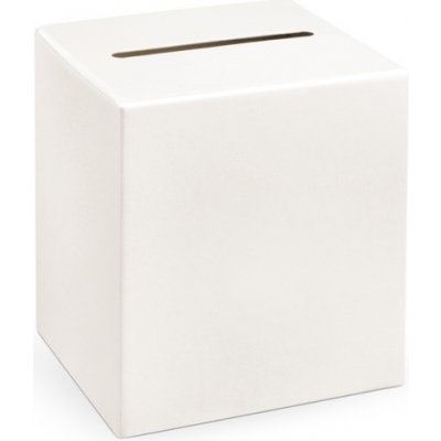 PartyDeco Svatební truhlička smetanově perleťová bez zdobení – Hledejceny.cz