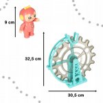 KIK KX4772 Magnetická kuličková dráha se zvukem 118 ks – Zboží Živě