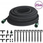 vidaXL Odkapávací černá 0,6" 25 m – Hledejceny.cz
