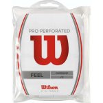 Wilson Pro overgrip perforated 12 ks bílá – Sleviste.cz